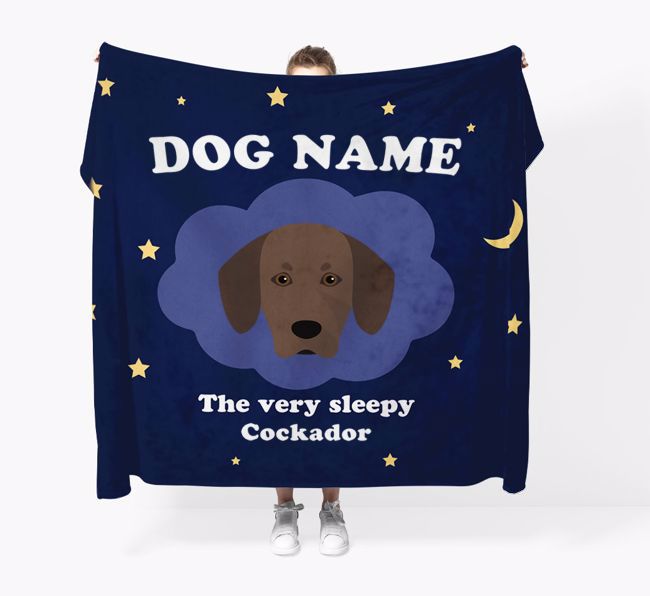 The Very Sleepy...: - Personalized {breedFullName} Throw Blanket